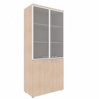 XHC 85,7 Шкаф комбинированный с топом  (856Х452Х1955)бук тиара