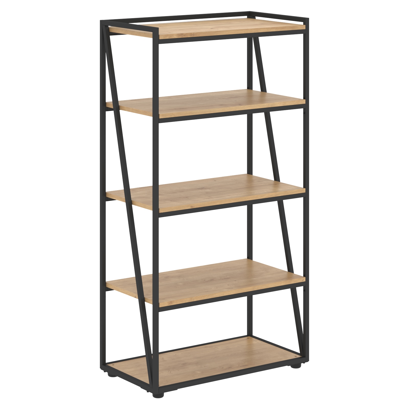 LMMC 80 Стеллаж LMMC 80 Дуб Бофорд/Черный 800х430х1517 LOFTIS