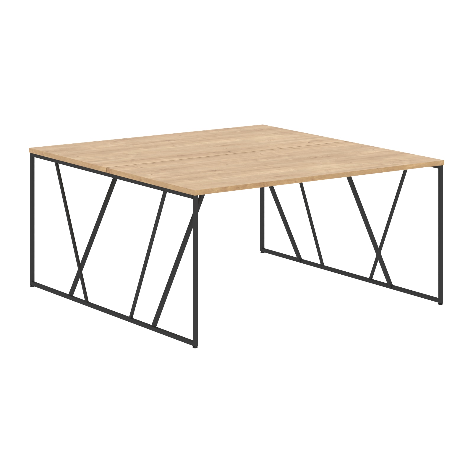 LWST 1516 Стол LWST 1516 Дуб Бофорд/Черный 1560х1606х750 LOFTIS