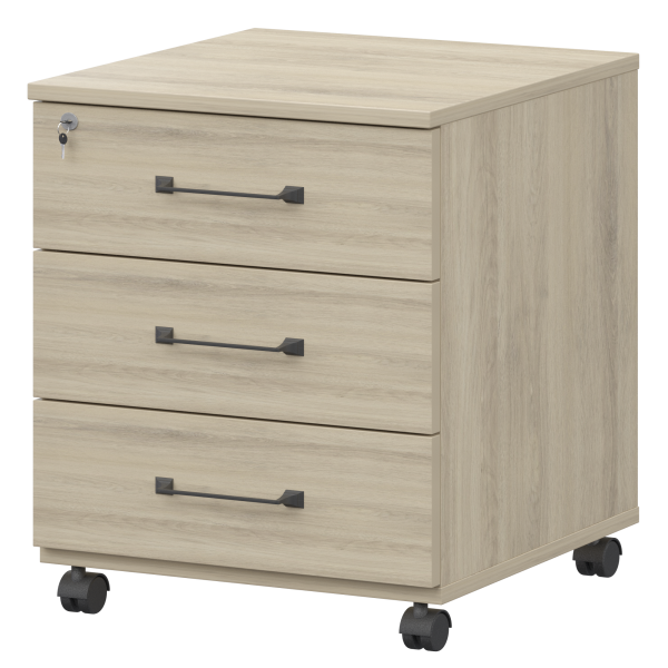 К-923 Тумба мобильная с центральным замком 434x470x600 mm