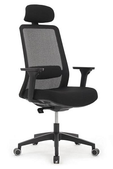 Кресло Ворк черный / Work W-218C BLACK
