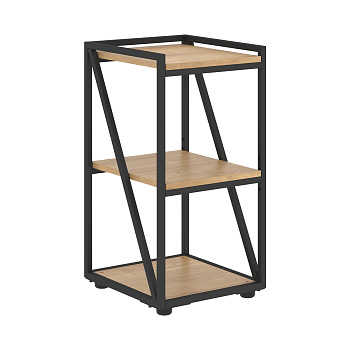 LMLC 40 Стеллаж LMLC 40 Дуб Бофорд/Черный 400х430х781 LOFTIS
