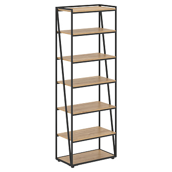 LMHC 80 Стеллаж LMHC 80 Дуб Бофорд/Черный 800х430х2253 LOFTIS